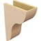Ekena Millwork 6"W x 12"D x 18"H Classic Carmel Rough Cedar Woodgrain TimberThane Corbel, Primed Tan CORUR06X12X18CARRCPR - alternate 4